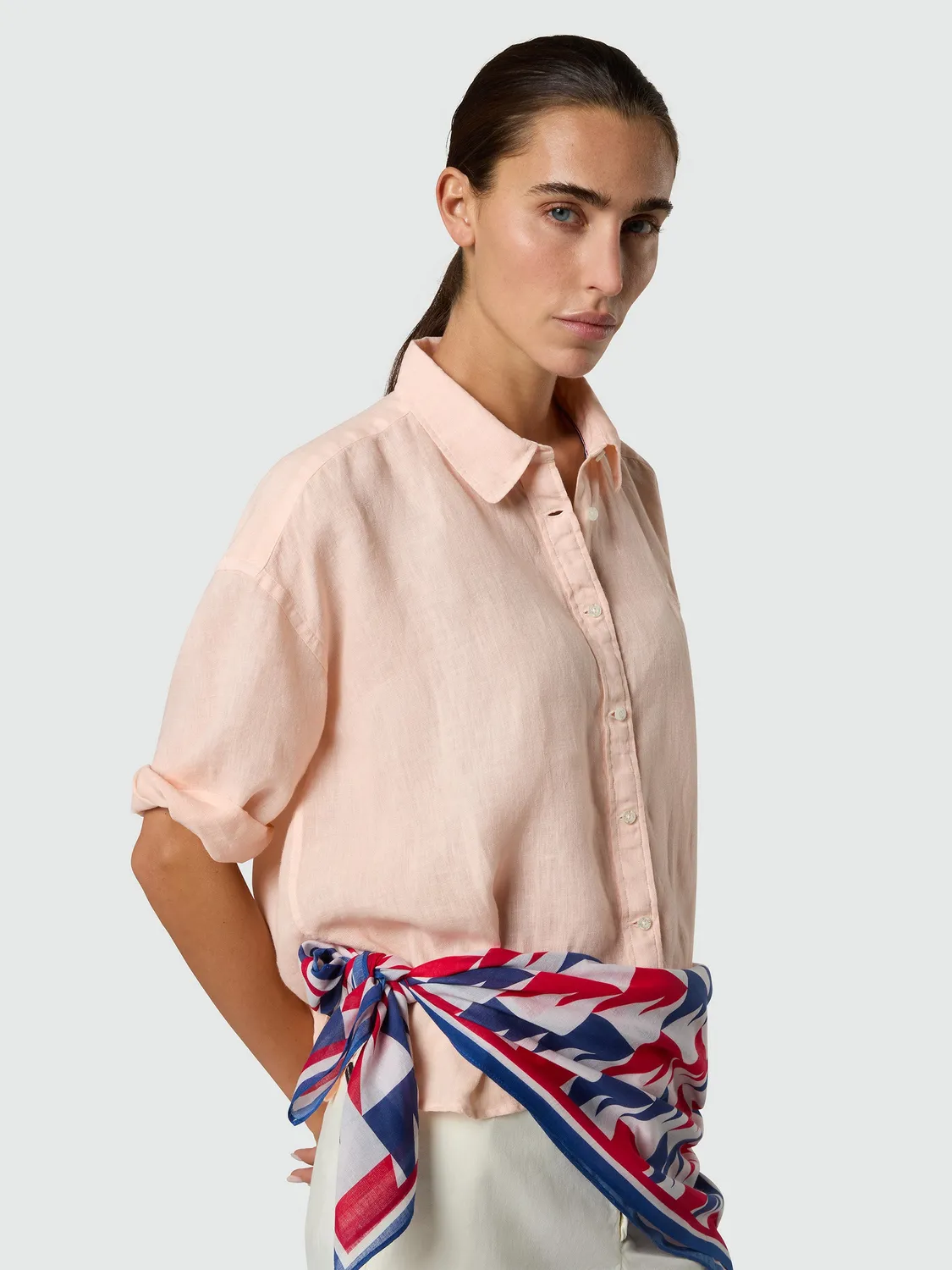North Sails Saint-Tropez chemise manche courte femme corail
