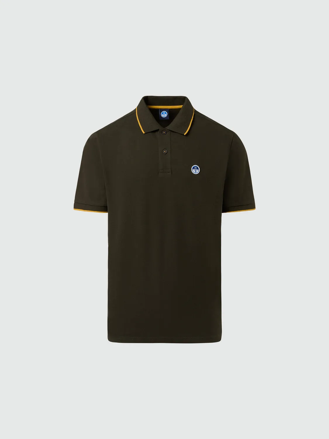 North Sails polo col lettré coton bio piqué