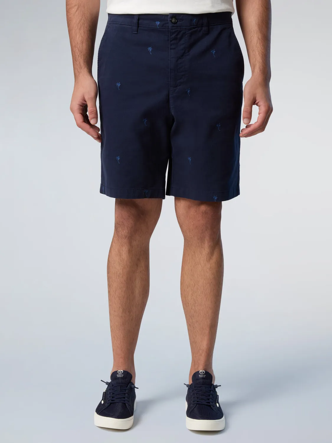 North Sails Freedom shorts chino brodé coton stretch