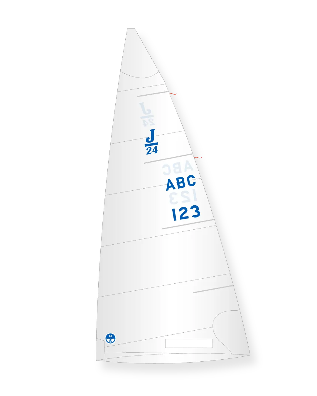 North Sails J/24 Blue Ribbon grand-voile Dacron