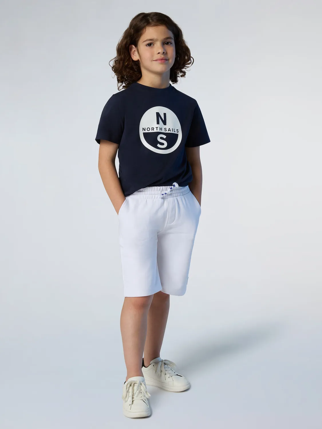 North Sails Short sweat enfant patch logo coton bio