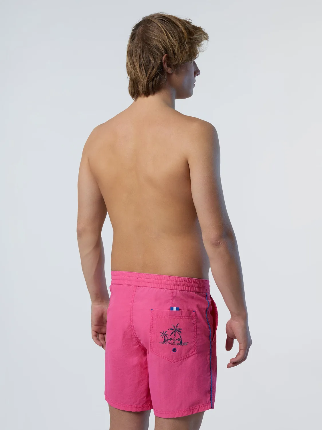 North Sails short de bain homme Tangerine nylon recyclé