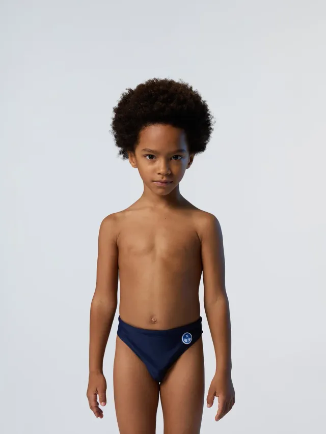 North Sails slip de bain stretch nylon recyclé logo