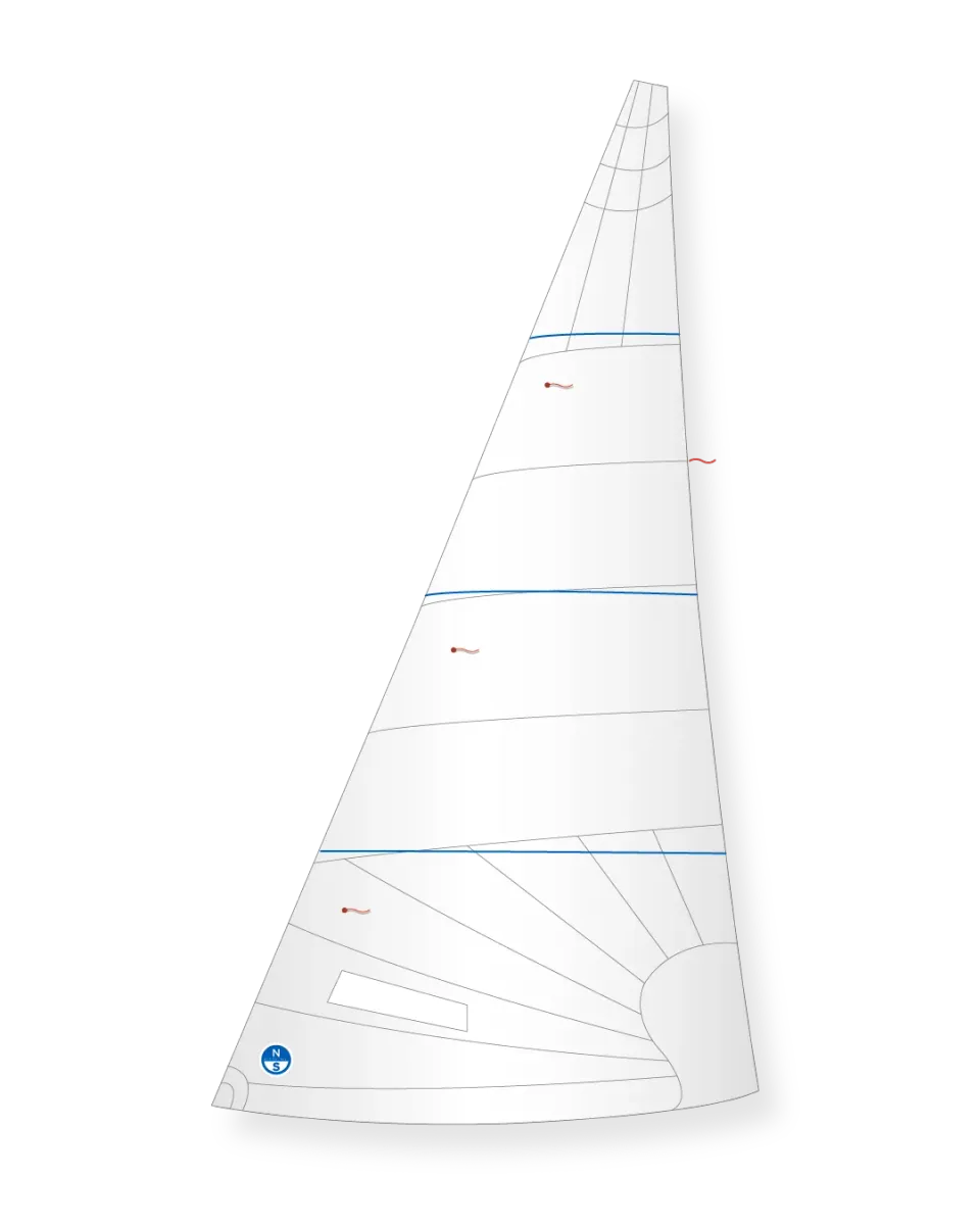 North Sails Scorpion J-5 foc voile Contender zip