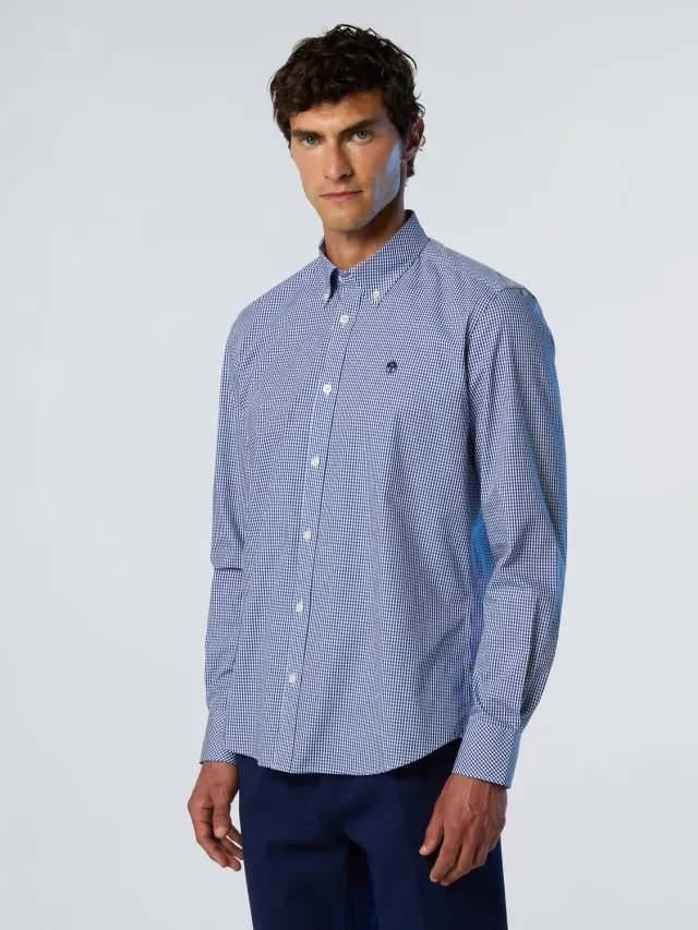 North Sails chemise vichy coton bio manches longues