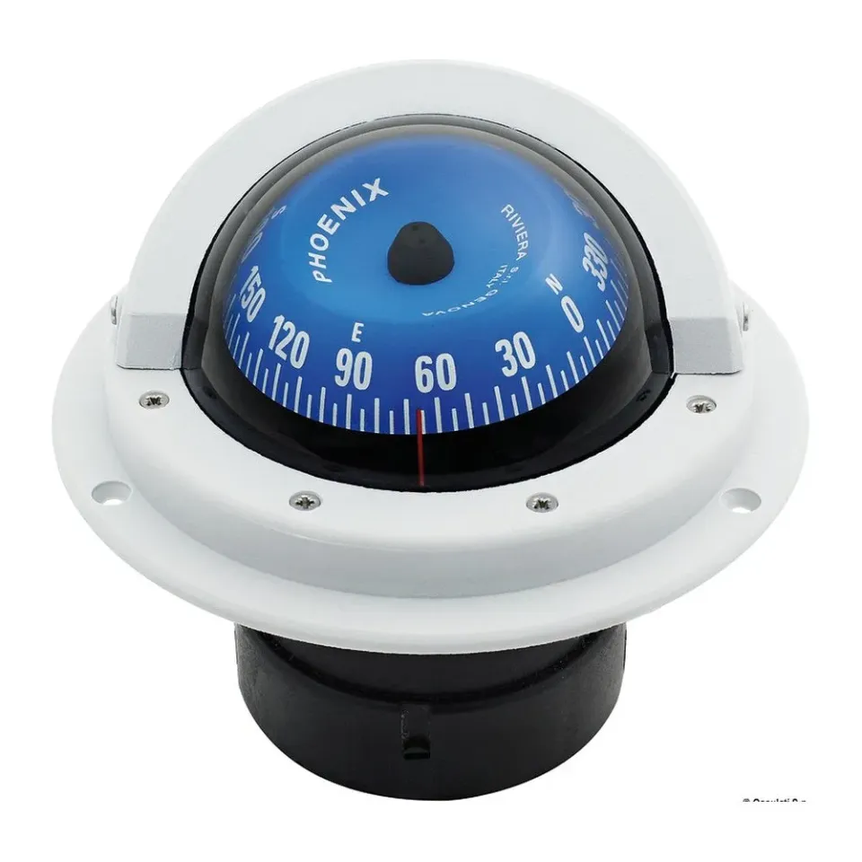 Riviera BH1/AVB compas 3" blanc rose bleue éclairage LED