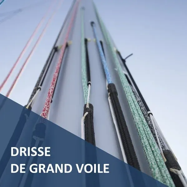 Ino Block Drisse Grand-Voile Croisière HMPE œil épissé