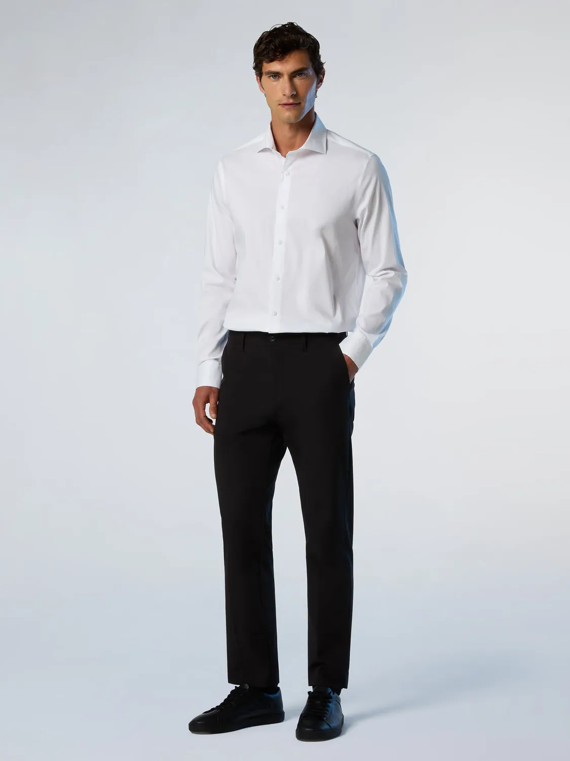 North Sails Tech chemise popeline stretch manches longues