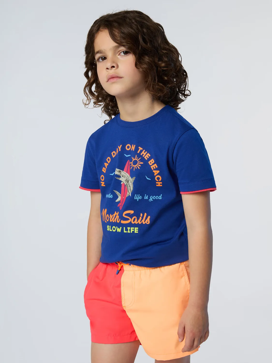 North Sails T-shirt imprime vacance coton bio