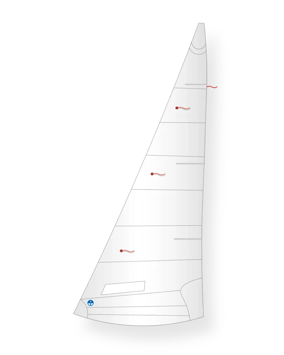 North Sails Sonata HG-3 génois Dacron lourd