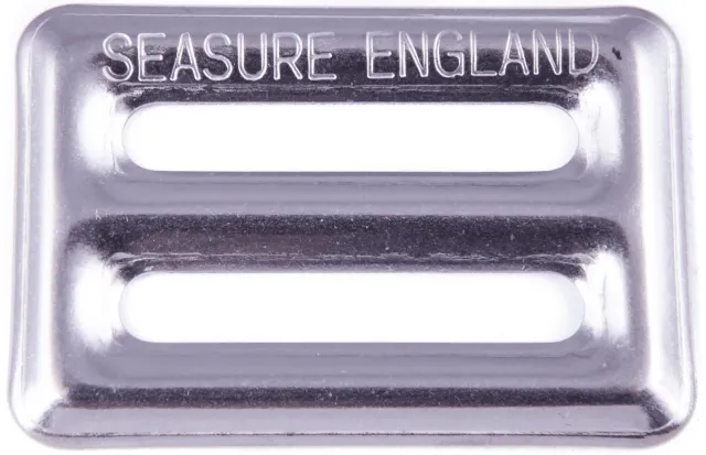 Sea Sure boucle sangle inox striée 30 mm