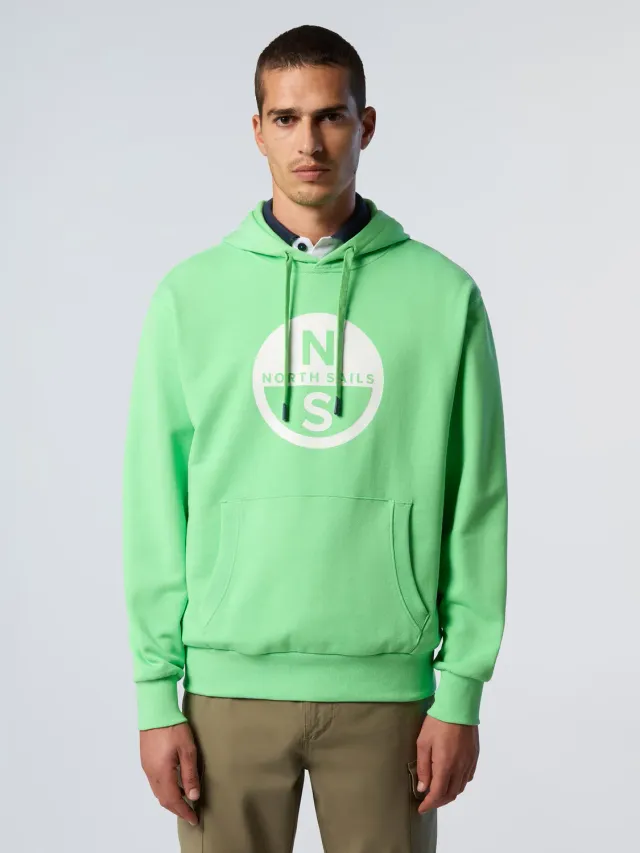 North Sails sweat capuche maxi logo coton bio