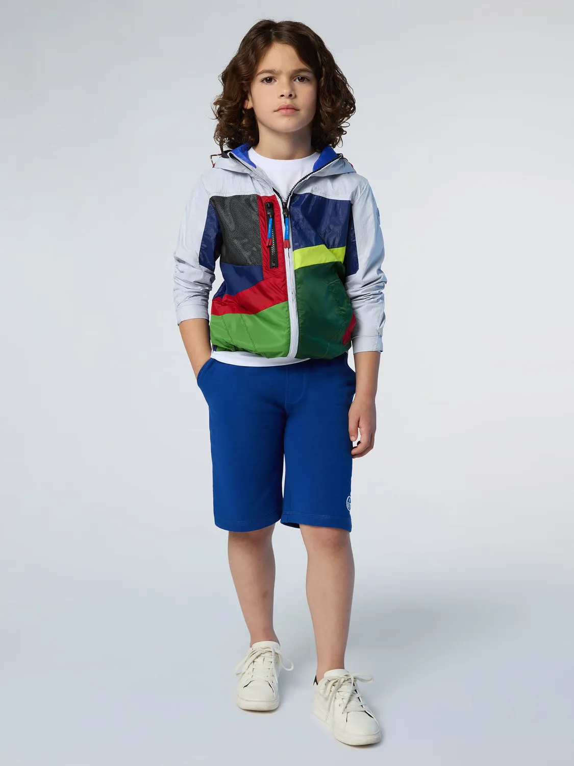 North Sails color-block veste upcyclée poche poitrine