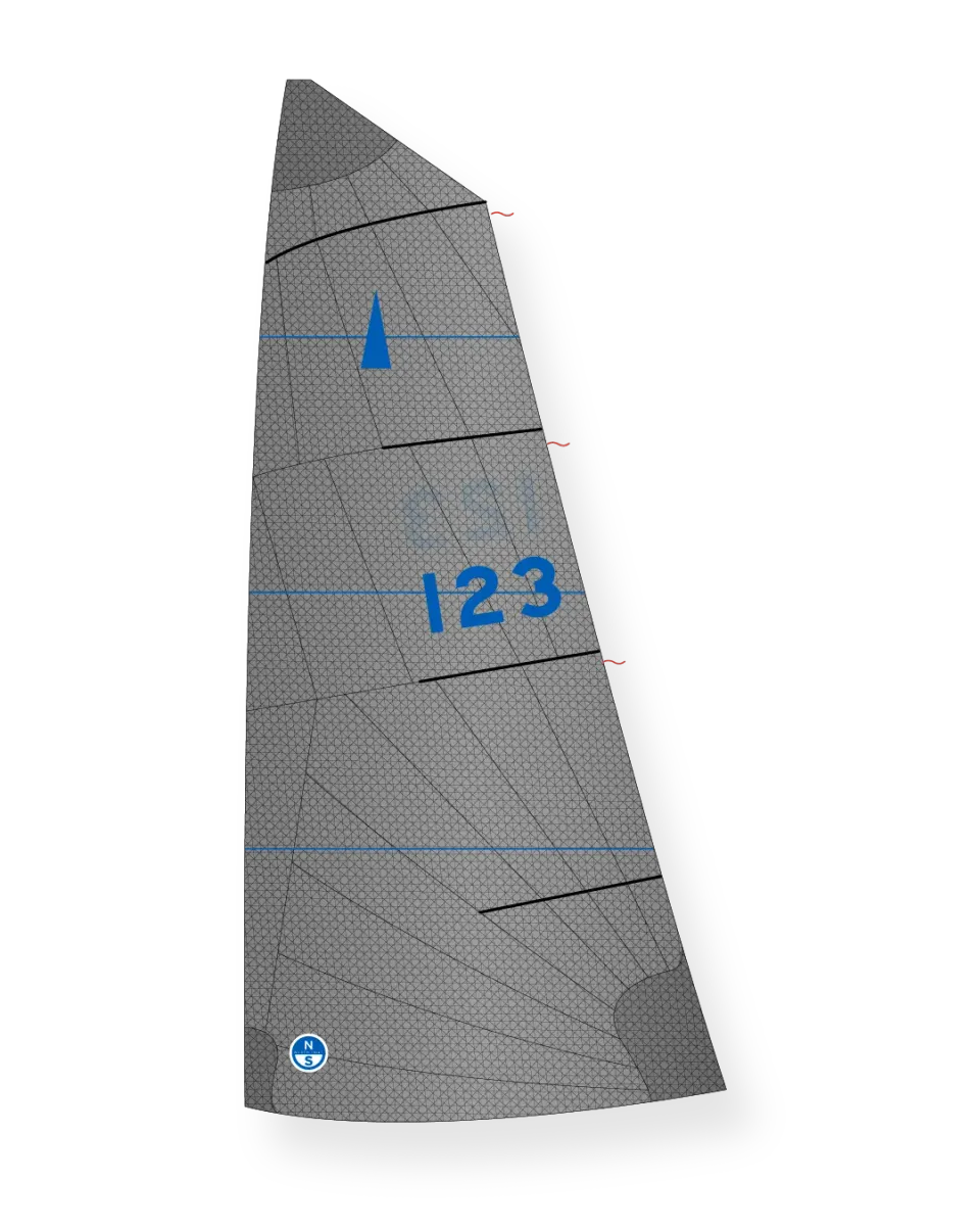 North Sails Merlin Rocket M-8 grand-voile radiale