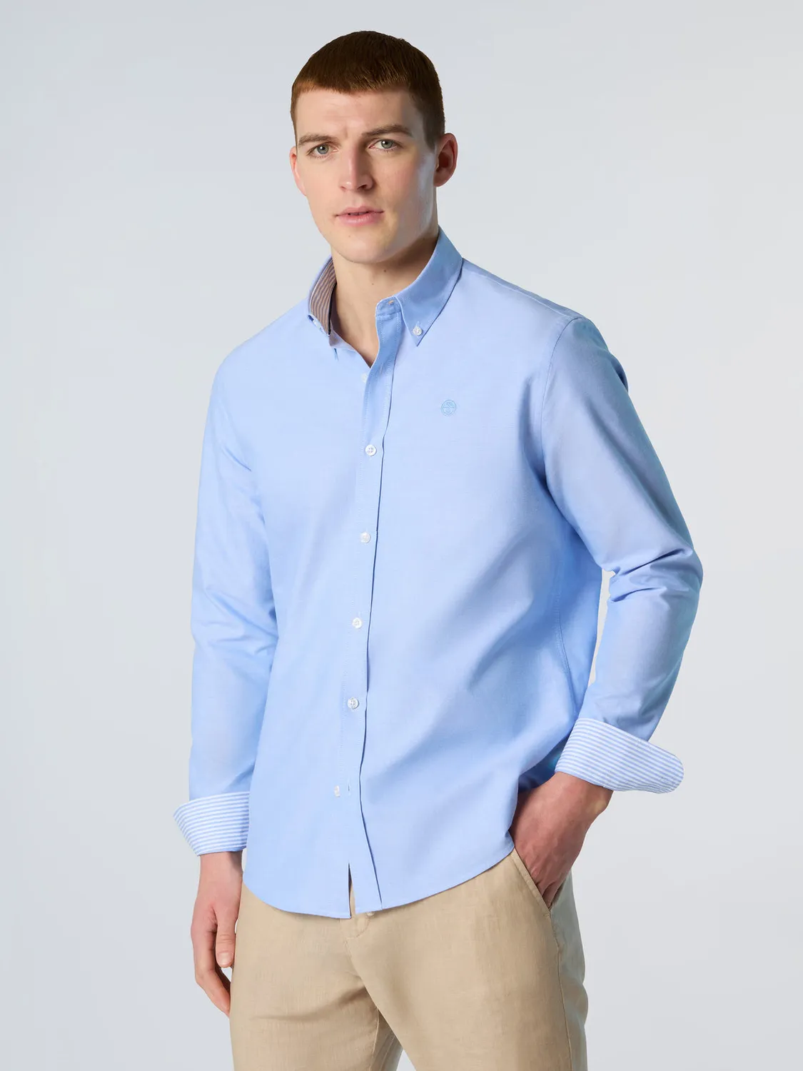 North Sails chemise Oxford coton homme col bouton