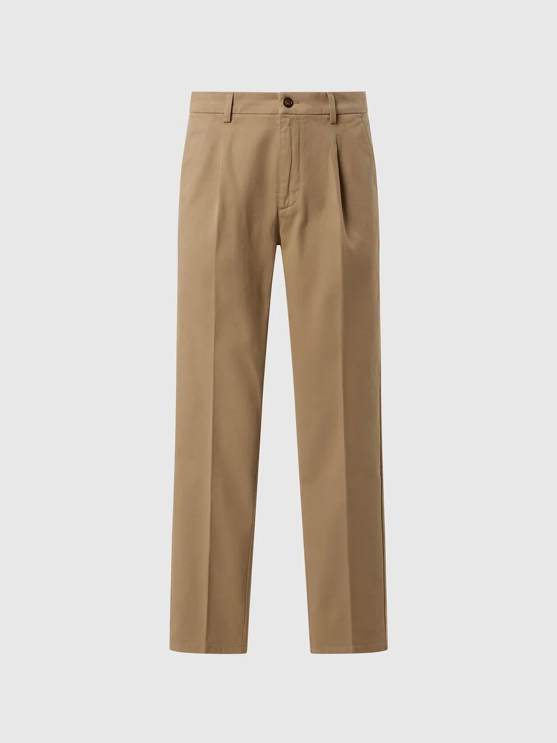 North Sails Defender chino gabardine plisé slim coton bio