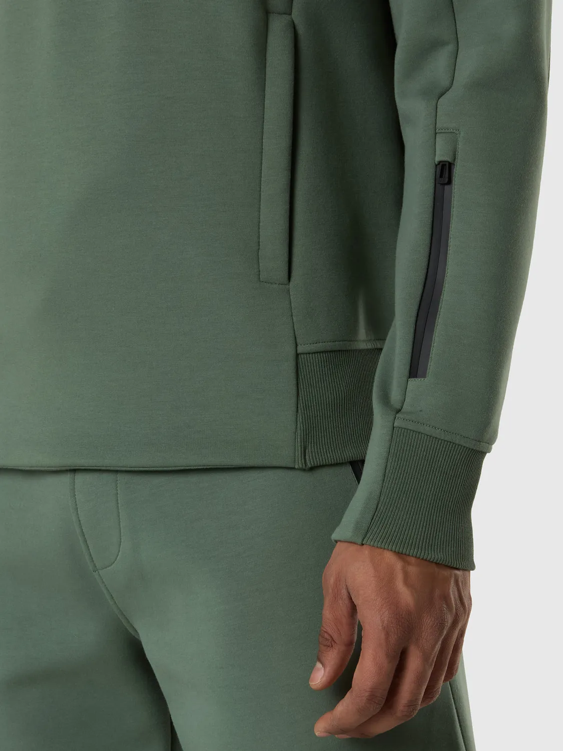North Sails Scuba sweat half-zip recyclé