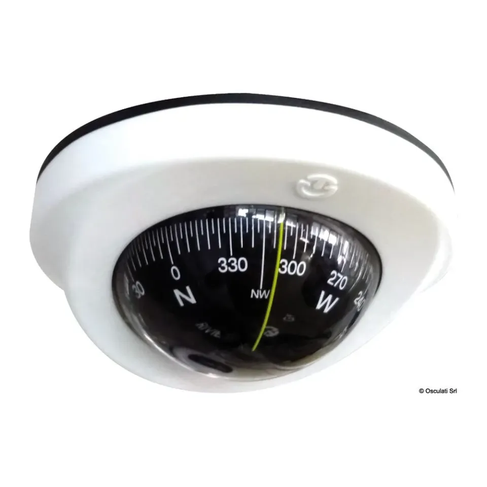 Riviera Astra BAS1 compas plafond 4 pouces blanc noir