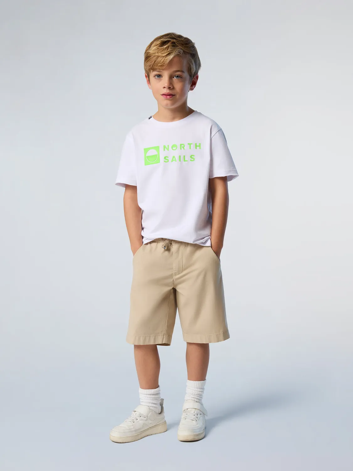 North Sails T-shirt Logo coton bio enfant imprimé