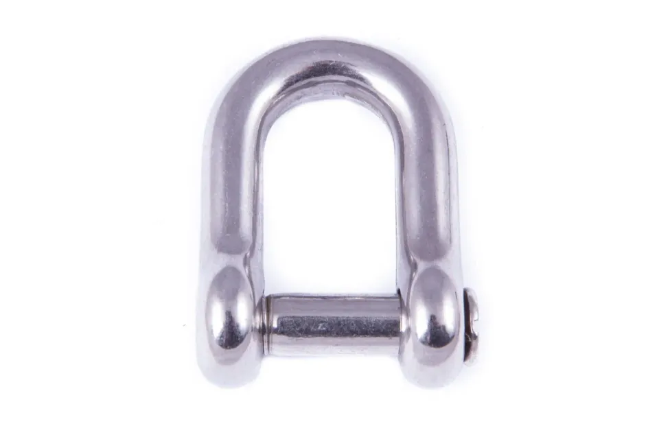 Sea Sure manille D inox axe fendu fraisé