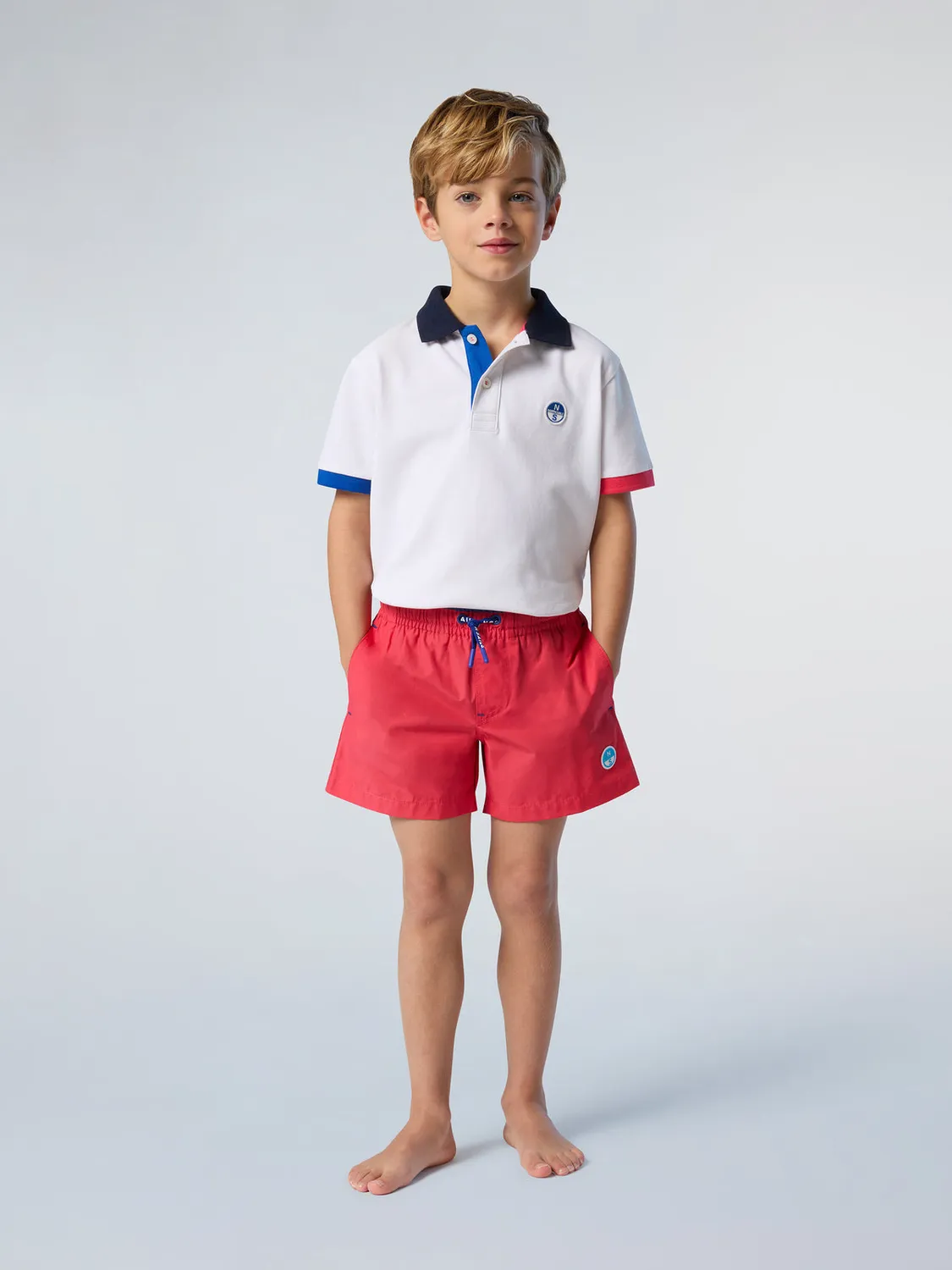 North Sails short de bain enfant nylon recyclé poche