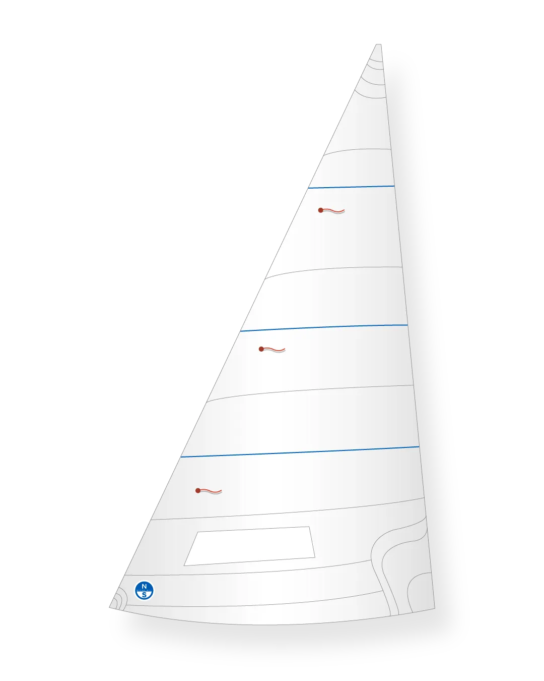 North Sails Flying Fifteen NXG-5 génois Dacron