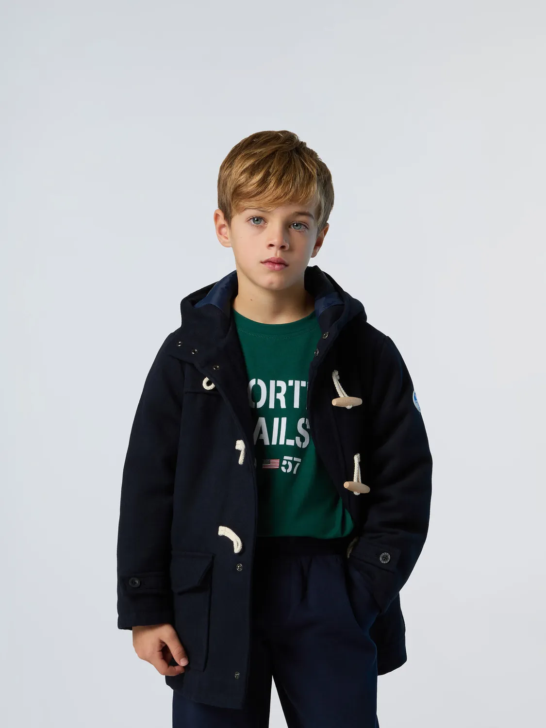 North Sails duffle-coat matelassé laine recyclée