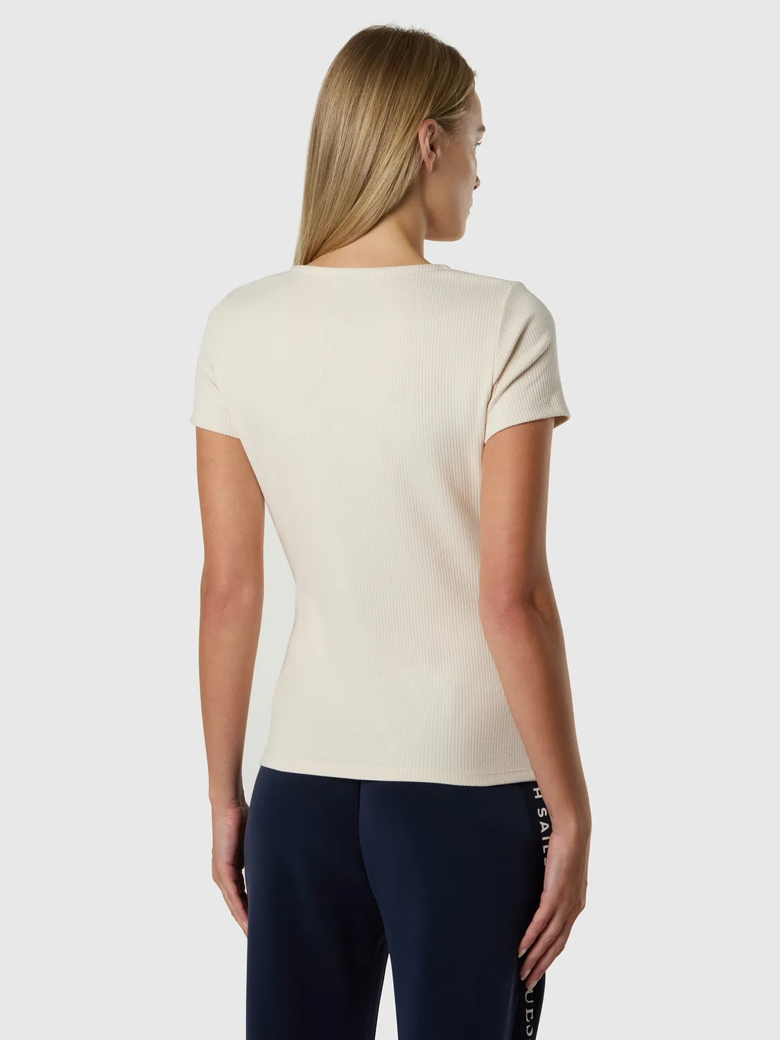 North Sails Guess t-shirt femme boutonné bleu marine