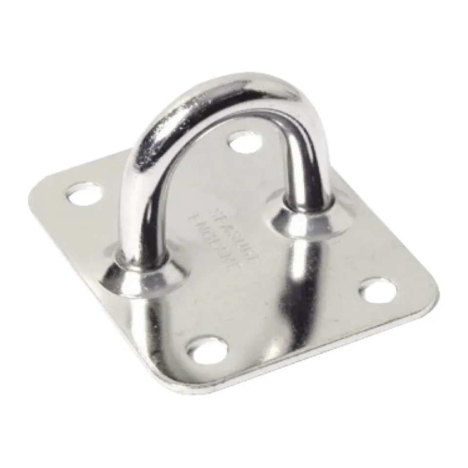 Seasure platine inox à œil 50x40 mm acier 316