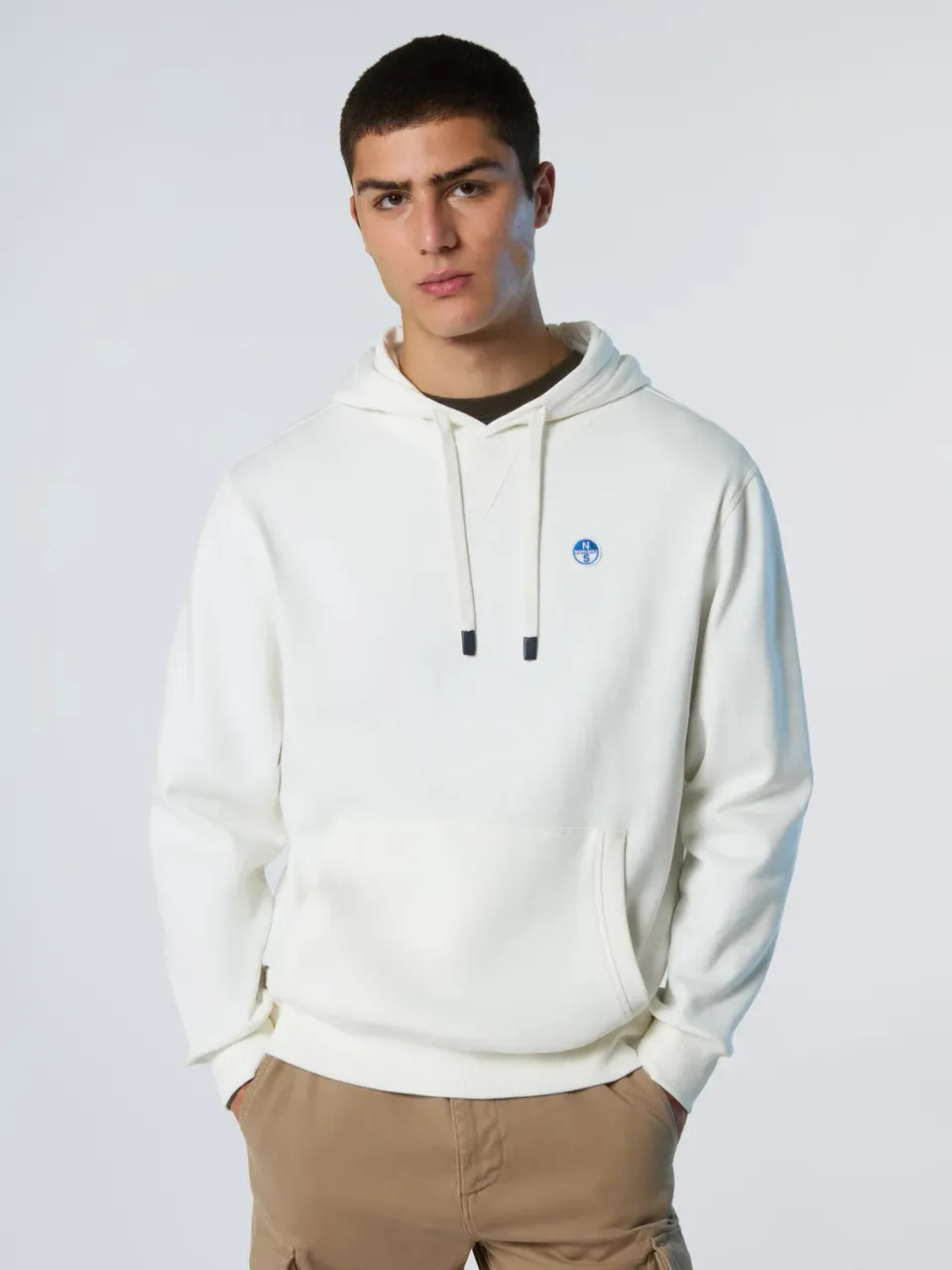 North Sails sweat à capuche patch logo coton bio