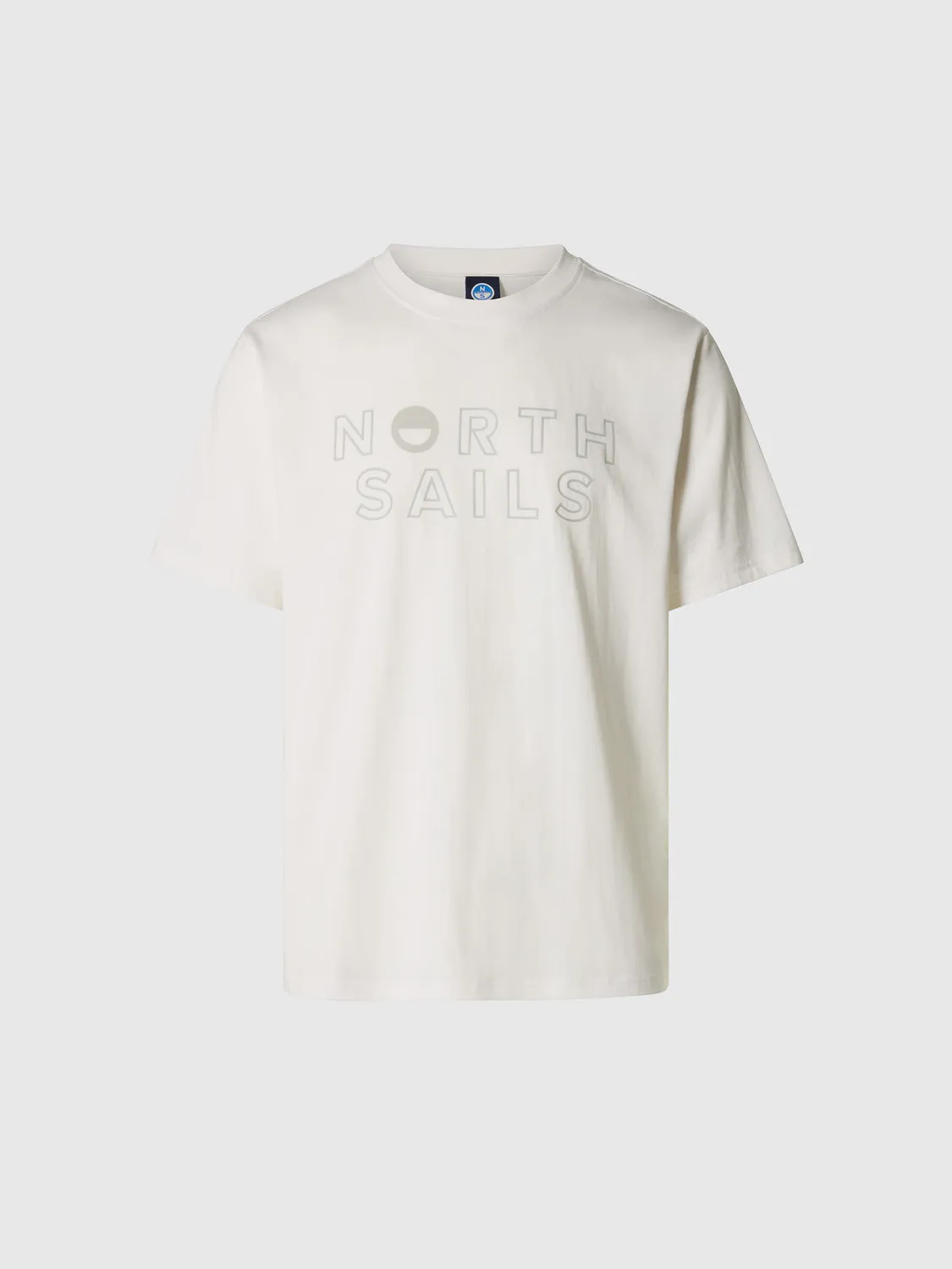 T-shirt with North Sails print t-shirt coton bio