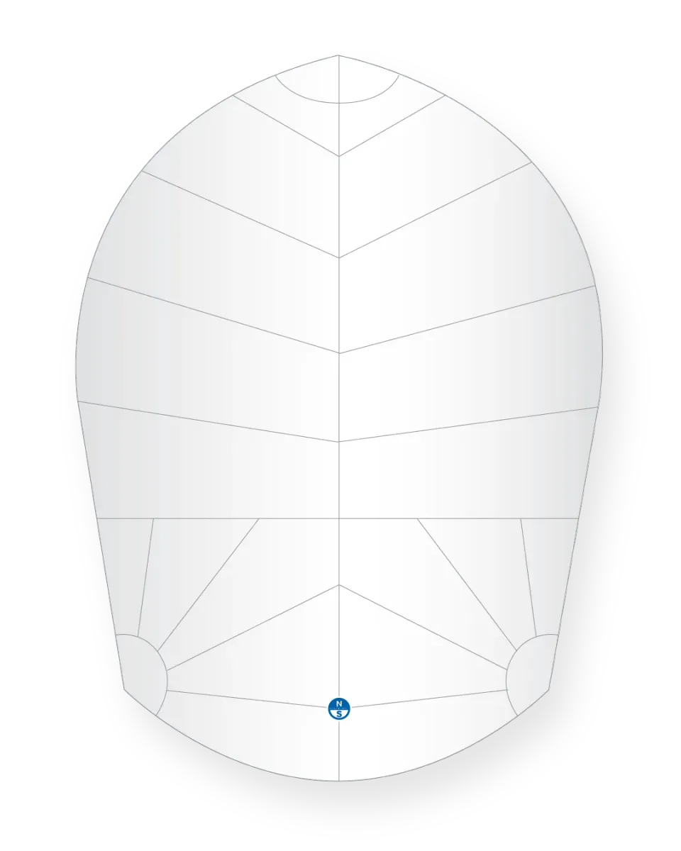 North Sails Andunge SA-1 spinnaker voile polyvalente