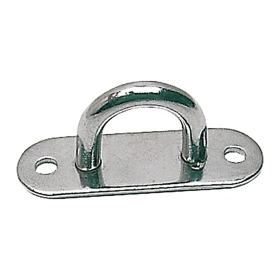 easysea pontet inox 26x80 mm embase plate lot de 10