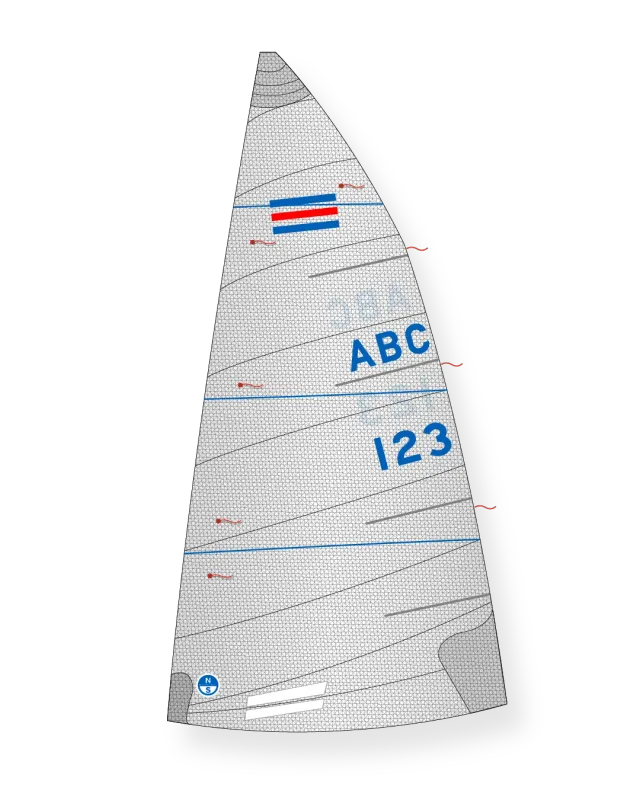 North Sails Contender MAX-4 grand-voile laminée cross-cut