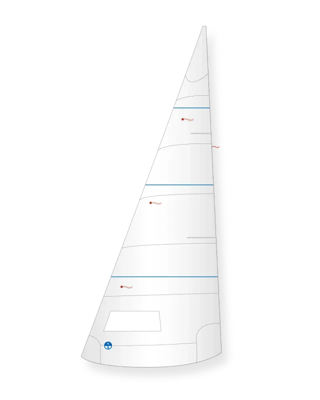 North Sails Andunge PK-4 foc Dacron blanc