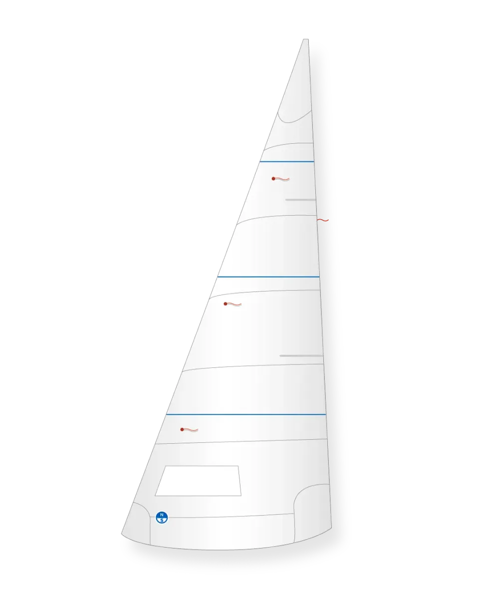 North Sails Andunge PK-4 foc Dacron blanc