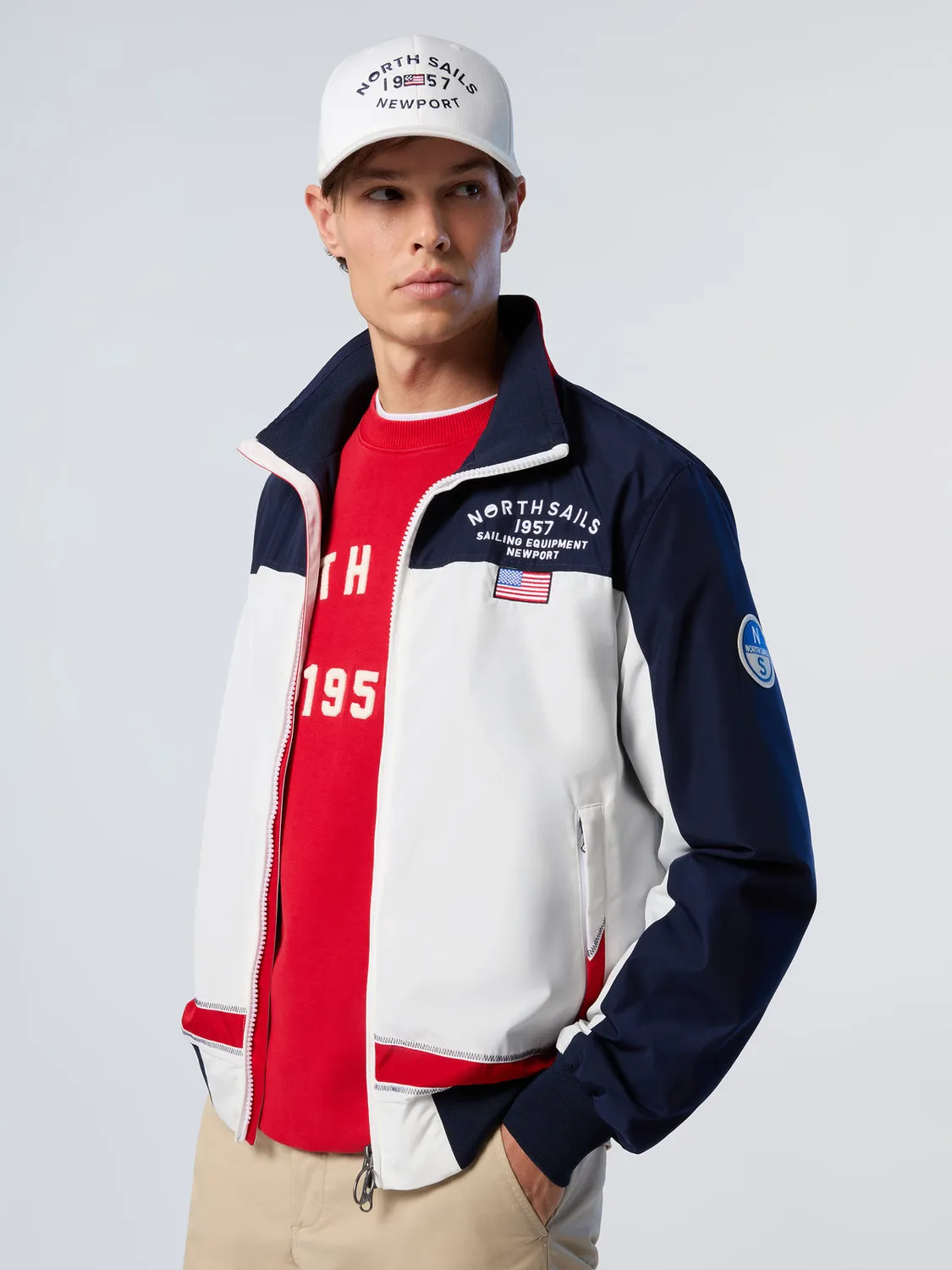 North Sails Newport Sailor veste nylon recyclé