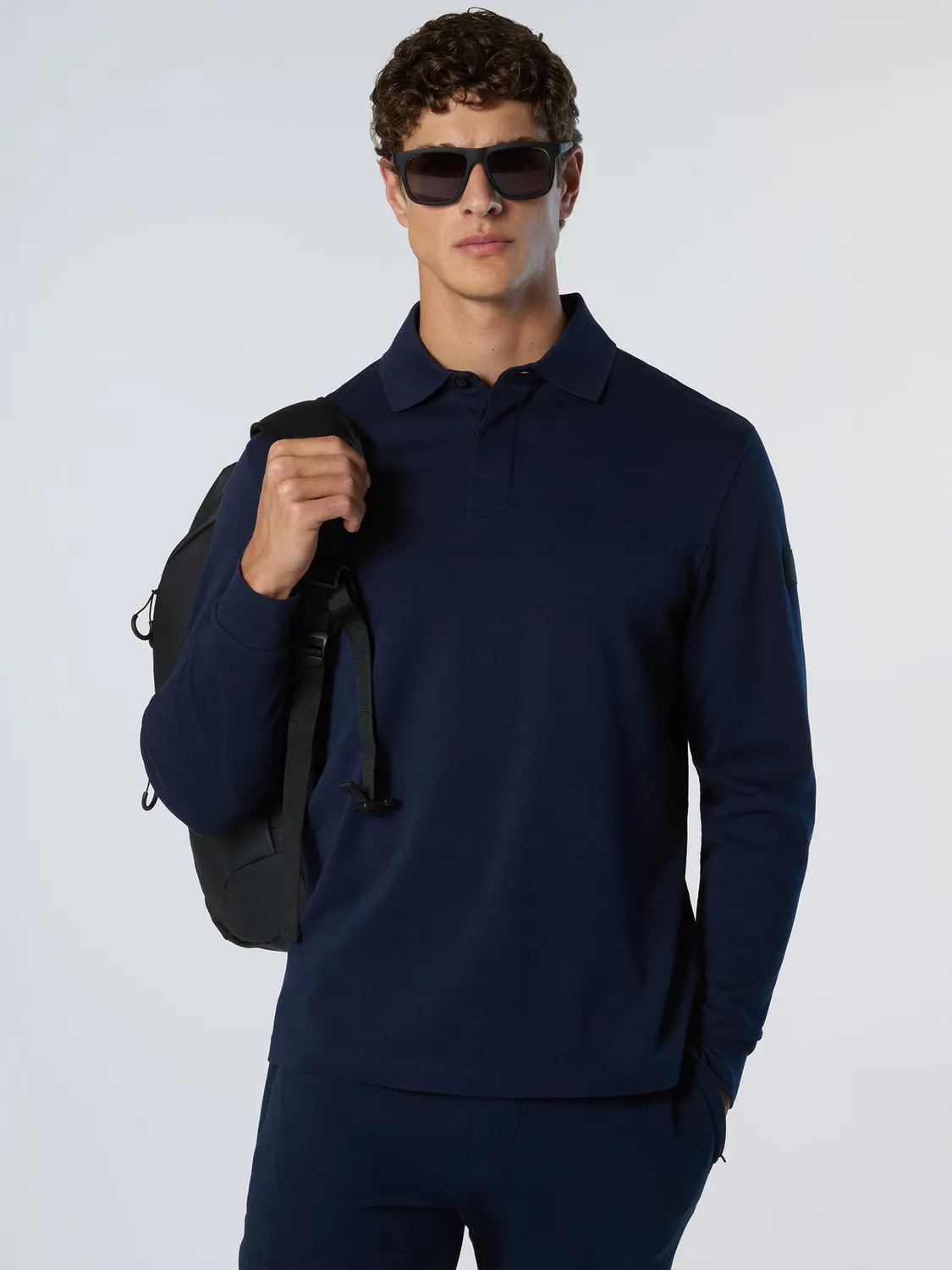North Sails Interlock polo manches longues coton bio