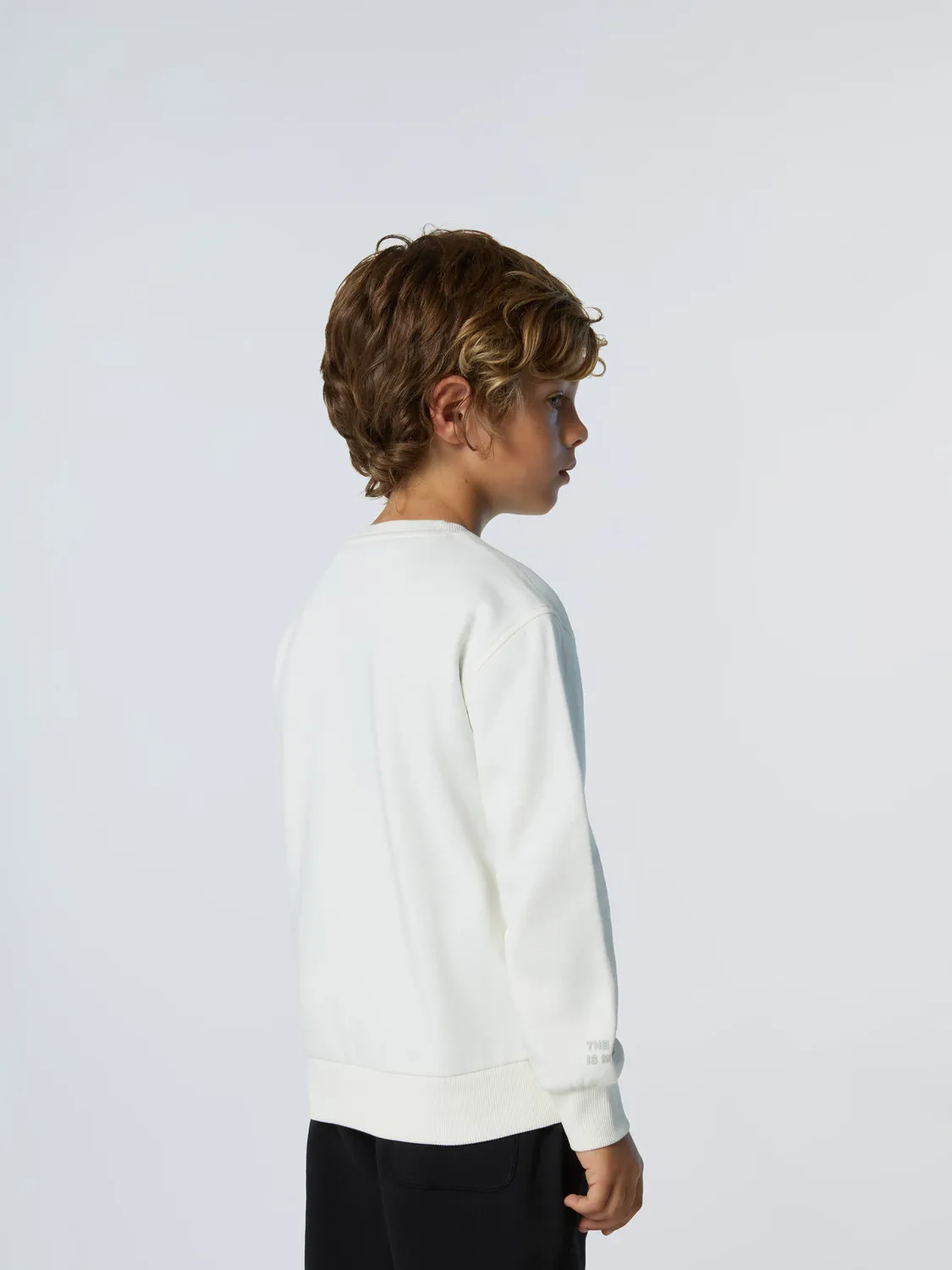 North Sails maxi logo sweat col rond coton bio