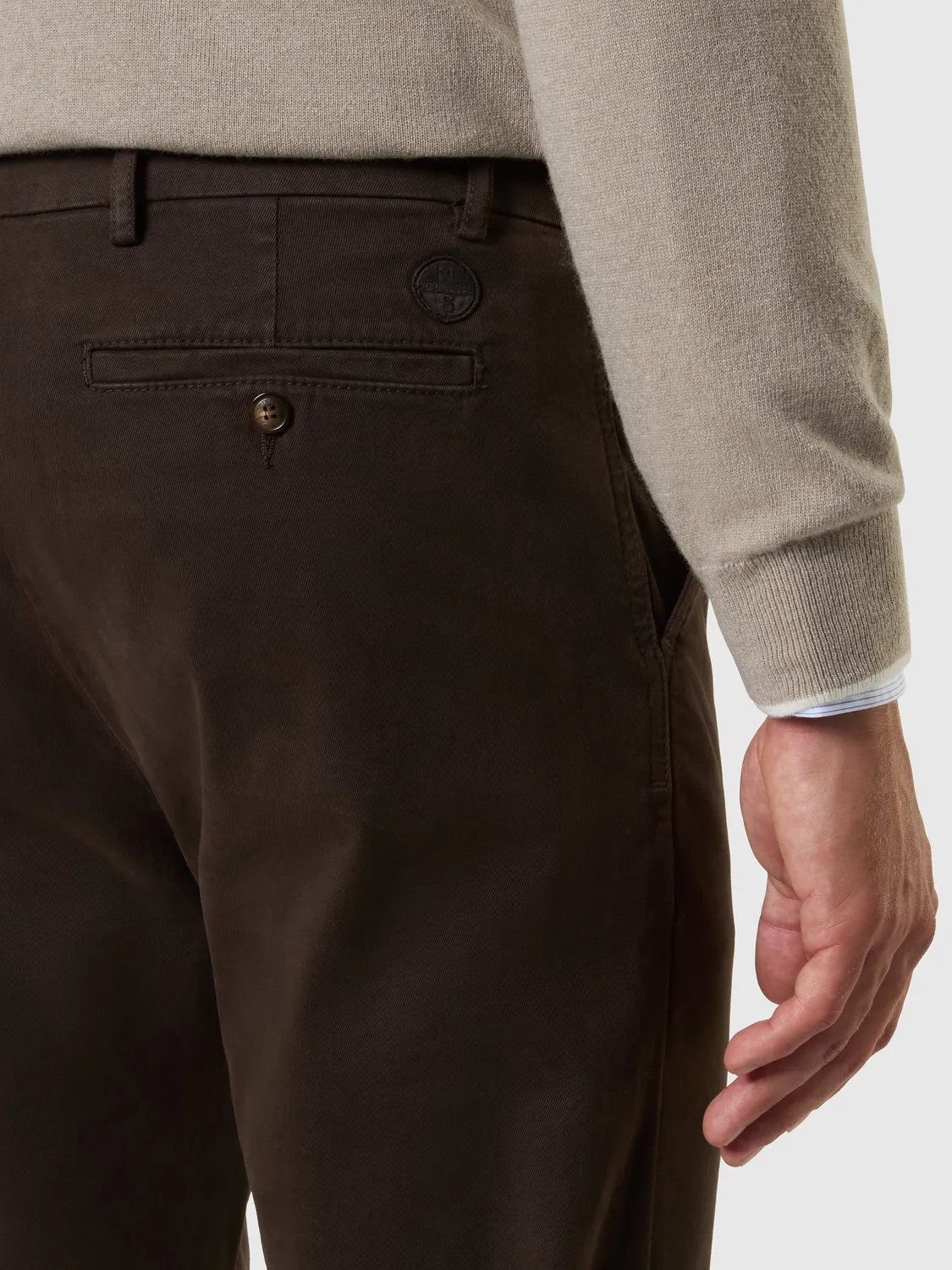 North Sails Defender chino gabardine beige homme
