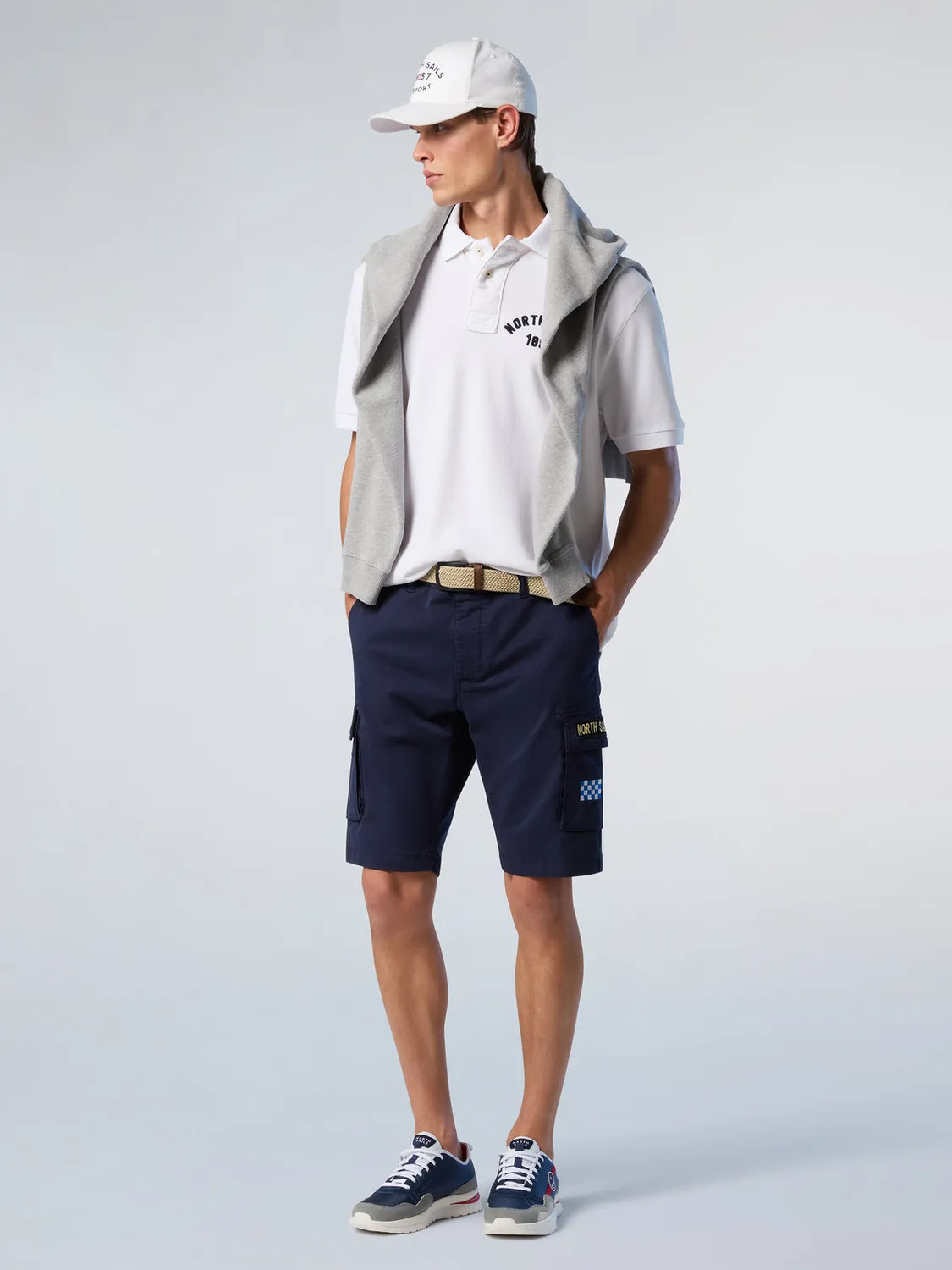 North Sails Vintage polo coton bio délavé heritage