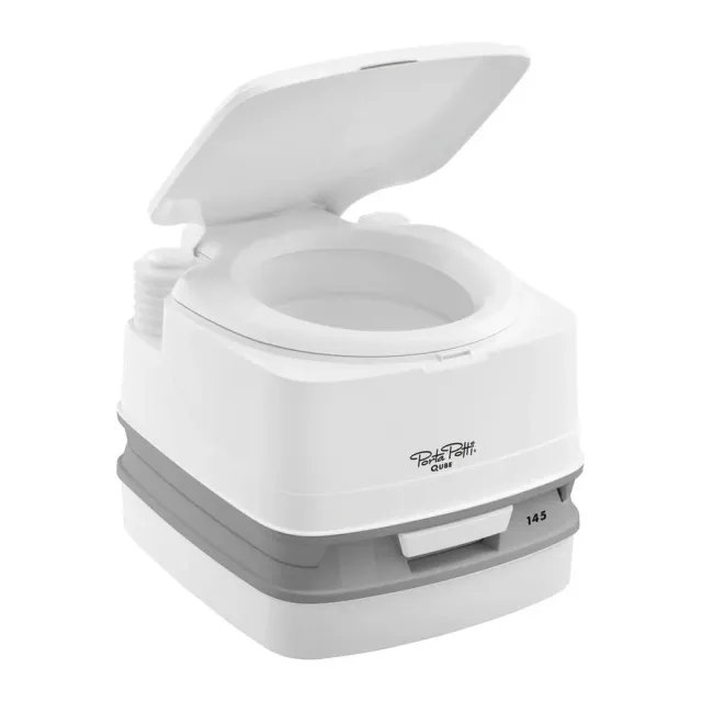 Thetford Porta Potti Qube 145 WC portable chimique blanc gris 12L