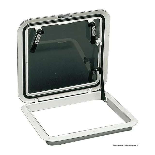 Bomar Flushdeck panneau de pont 480x480 mm noir