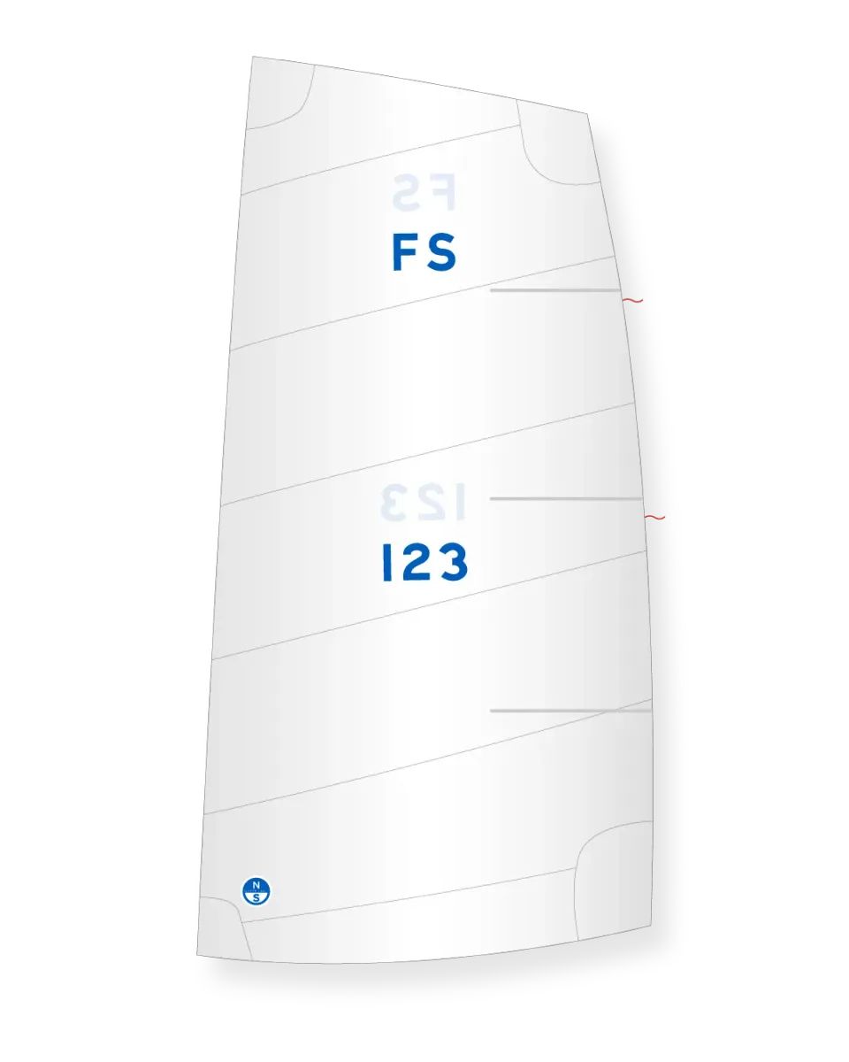 North Sails Faerdersnekk M-3 grand-voile classe