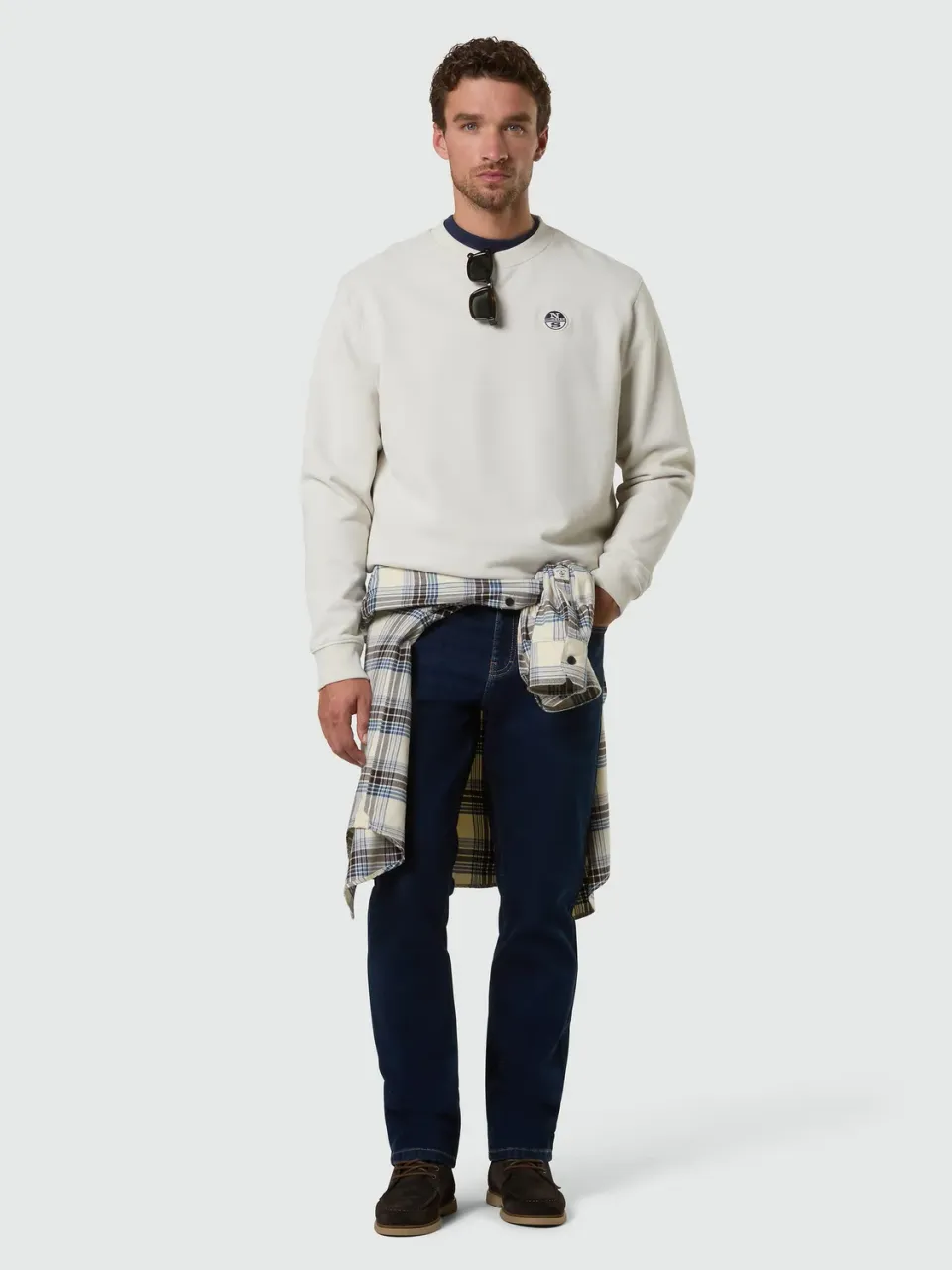 North Sails Archive Sweat Oeillet White Onyx homme