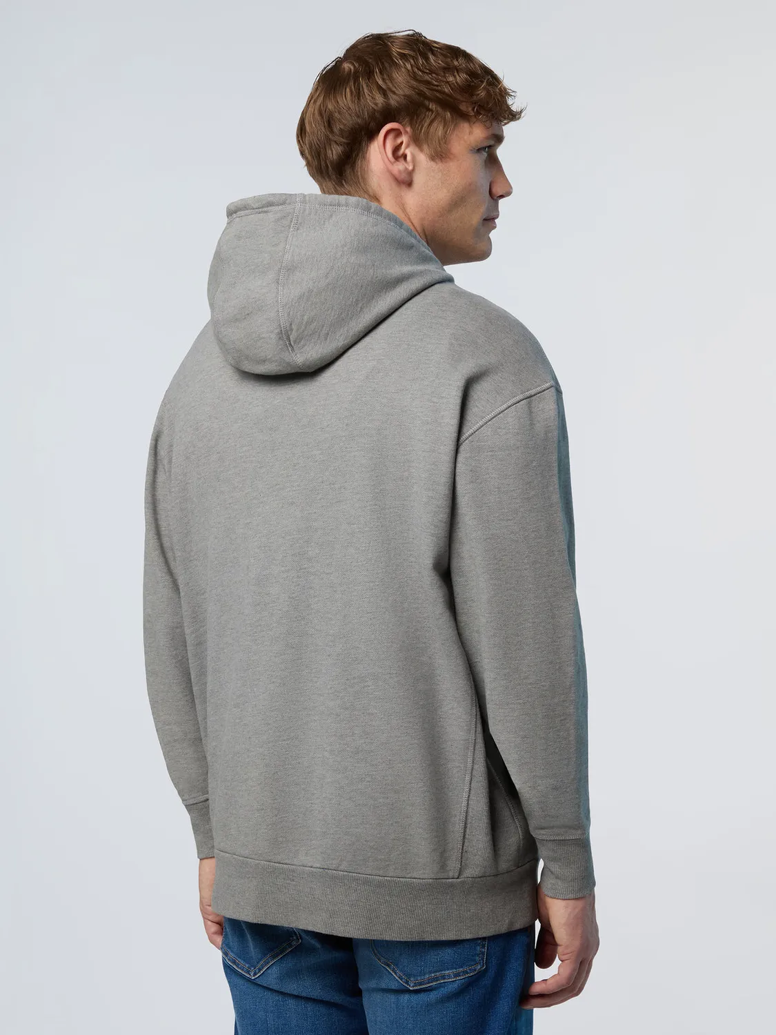 North Sails hoodie côtes latérales coton bio