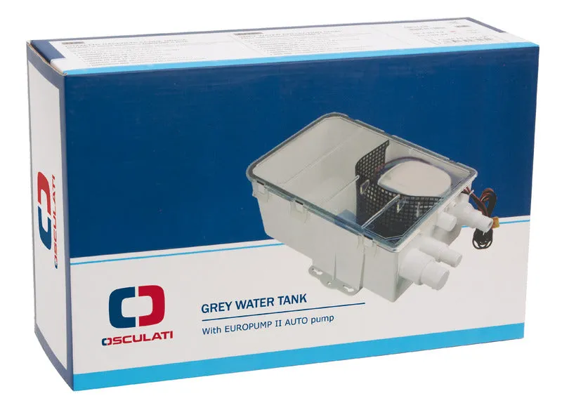 Europump Auto puisard eaux grises 12 V gris compact