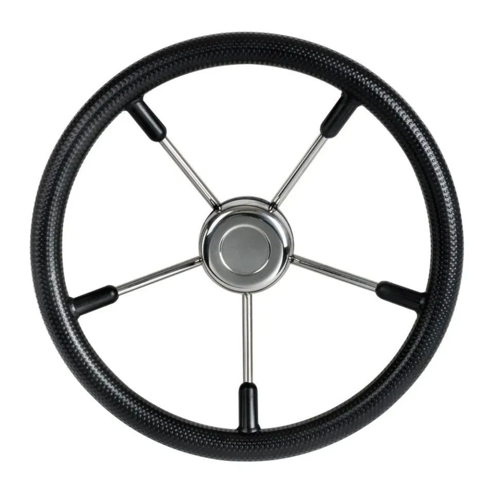 Barre à roue polyuréthane noir 400 mm voilier