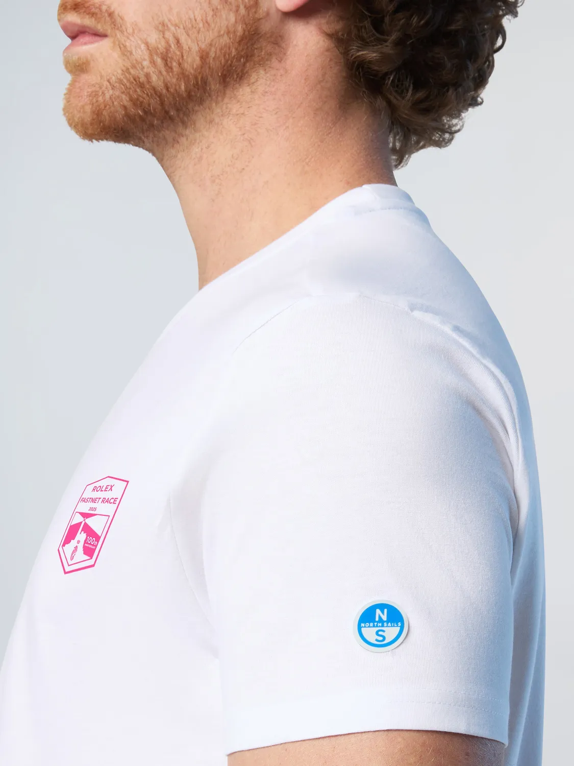 North Sails Rolex Fastnet 2025 t-shirt homme blanc