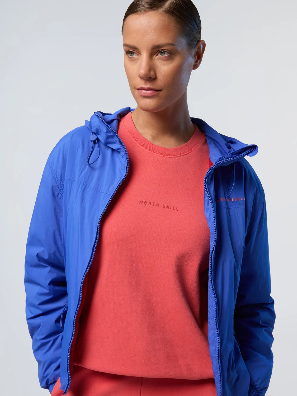 North Sails veste Upcycled patchwork taille resserrée
